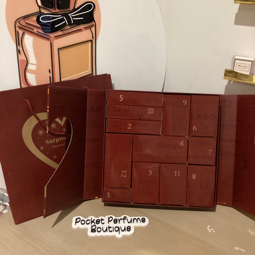 12Pc Mini Perfume Advent Calendar