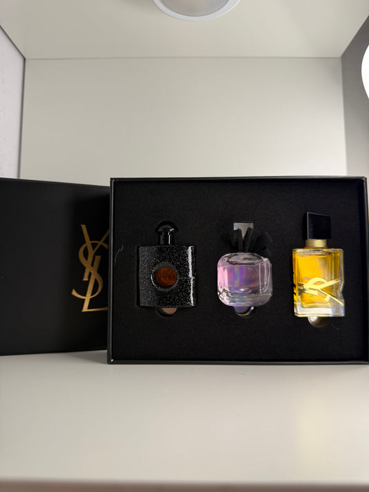 Yves Saint Laurent 3-Piece Mini Perfume Gift Set – Libre, Mon Paris & Black Opium